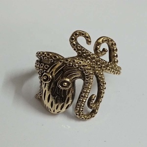 Anillos de Metal con diseño de serpiente dorada para mujer, joyería Hippie Bohemia, para regalo, GC-RG-217 - Product Image 1