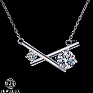 Pendentif de luxe en argent 925 plaqué or, serti de perles d'eau douce, design Hip Hop, certifié IGI, par Jewelux - Product Image 4