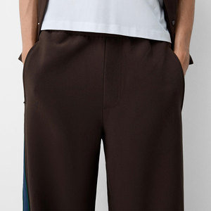 2026 High Latest Design Men Baggy Joggers New Style Lightweight Eco-Friendly Breathable Casual Wear Mid Waist Private Label - Product Image 4