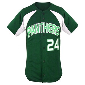 Fournisseur direct d'usine, ensemble uniforme de baseball et de softball personnalisé, confortable, respirant, 100% polyester, imprimé par sublimation, col en V - Product Image 5