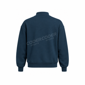 เสื้อสเวตเชิ้ตคอเต่าปักลายลำลองสำหรับผู้ชาย ทรงปกติ ผ้าฟลีซ ใส่สบาย - Product Image 5