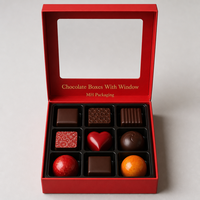 Boîtes à chocolat en carton magnétique de luxe en gros, impression UV personnalisée avec logo, encre à base de soja écologique, boîtes cadeaux pour bonbons