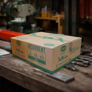 Almohadilla Absorbente de Aceite de 160 GSM, 40x50 cm, Almohadilla Industrial para Absorción de Derrames de Aceite para Taller, Almacén, Industria Petrolera, Grado Industrial - Product Image 4