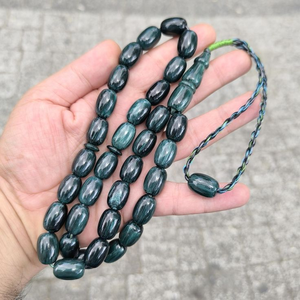 Tasbih moderne en résine peinte à la main, écologique, perles de prière islamiques, cadeau religieux, vente en gros - Product Image 4