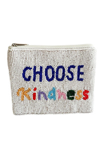 Monedero de tela de algodón con cuentas de semillas hecho a mano, diseño de cita divertida, Mamá de Perros, Pastel de Rosas, Sonrisa, Cierre de cremallera moderno, Flor - Product Image 2