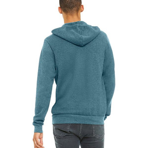 Sweat à capuche zippé Bella Canvas 3739 Style, en coton peigné vierge de qualité supérieure, molleton doux éponge, promotionnel, personnalisable, pour homme, hiver - Product Image 5