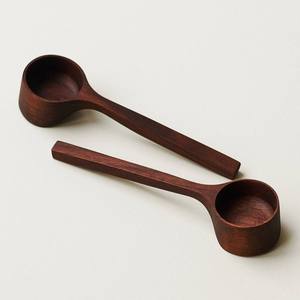 Wooden Scoop with long handlein Available in used to measure and transfer & portion out fine or granular dry ingredients. - Product Image 3
