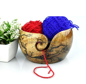 Bols à laine en bois en gros - Ensemble de 6 pièces pour les magasins d'artisanat (MOQ 20) - Product Image 4