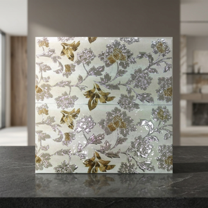 Azulejos de pared decorativos de diseñador Kajaria, cerámica dorada y plateada de alto brillo, tercer encendido Digital 30x60 12x24 DE Morbi - Product Image 6