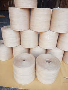 Hilo de Yute Crudo 100% Natural, Ecológico, Biodegradable, de Alta Calidad, 8 Libras, 1 Capa, 10 kg, Reciclable, para Tejer a Mano y Coser - Product Image 2