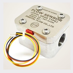 Capteur de débit numérique intelligent + capteur de débit à engrenages ovales DIGITAL FLOW 316L en acier inoxydable PT 1/2 filetage interne DGT-010SI - Product Image 5
