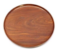 Ensemble d'assiettes en bois de luxe – Vaisselle réutilisable et écologique pour restaurant, hôtel et maison
