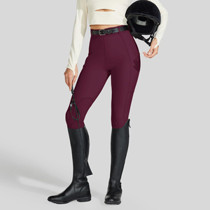 Vente Chaude Leggings d'équitation pour femme, Vêtements d'équitation sur mesure, Collants avec assise intégrale en silicone, Jodhpurs et Culottes d'équitation de course - Product Image 1