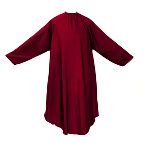 Cape de coiffure avec taille ajustable, en tissu pongé, respirante, confortable, couleur personnalisable - Product Image 4