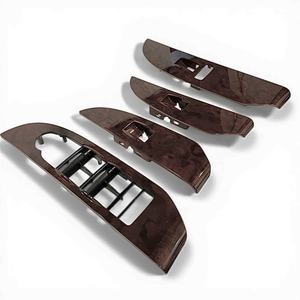 4PCS <b>Window</b> Switch <b>Panel</b> Cover Trim for 2007-2009 GMC Yukon Denali Chevrolet Tahoe Suburban OEM Replacement Woodgrain Color - Product Image 2