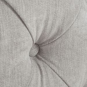 Set Letto King Size Marcella con Testiera Imbottita in Poliestere Grigio Argento - Product Image 4
