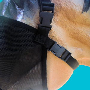 Customization Pattern Horse Mesh PVC Fly <b>Mask</b> Ear <b>Eye</b> Face Cover Durable Resistant Wear Comfortable High Quality Face Protection - Product Image 5