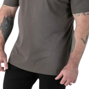 เสื้อยืดคอกว้างทรงปกติสำหรับผู้ชาย แขนสั้น สไตล์ลำลอง รับผลิตเสื้อเจอร์ซีย์แบบขายส่ง เสื้อผ้าพื้นฐานสำหรับทุกวัน ผู้ผลิตและจำหน่าย OEM - Product Image 6