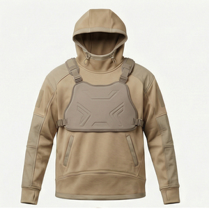 เสื้อฮู้ดดี้กันหนาวเทคโนโลยีขั้นสูงสำหรับสตรีทแวร์ ระบบโมดูลาร์ที่หน้าอก MALUZA INDUSTRIES คอลเลคชั่น Vanguard ซีรีส์ประสิทธิภาพสูง ผลิตจากผ้าฝ้าย 100% - Product Image 1