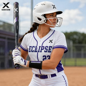 Maillots de baseball personnalisés sublimés XSC |   Uniformes d'équipe professionnels |   Vêtements de sport personnalisés en polyester respirant OEM/ODM - Product Image 3