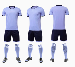 Conjunto de Uniforme de Fútbol Personalizado, Camiseta y Pantalones Cortos de Fútbol con Impresión Personalizada, Ropa Deportiva de Secado Rápido, Poliéster, Entrenamiento, Juego, Fábrica OEM ODM - Product Image 6