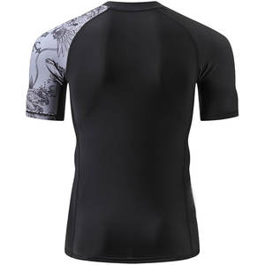 Camiseta Deportiva de Manga Corta para Hombre, Compresión Atlética, Transpirable, Ligera, Tejido que Absorbe la Humedad, para Gimnasio, Entrenamiento, Artes Marciales - Product Image 3