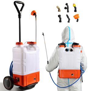 Spruzzatore Elettrico a Zaino da 4 Galloni con Carrello, Pressione Regolabile 0-94 PSI, 8 Ugelli e 2 Lancia - Product Image 5