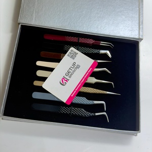 Pince à épiler GETUP BROSONS IMPEX anti-magnétique de précision, en acier inoxydable, revêtement en poudre, couleur personnalisée, longueur 10 mm - Product Image 6