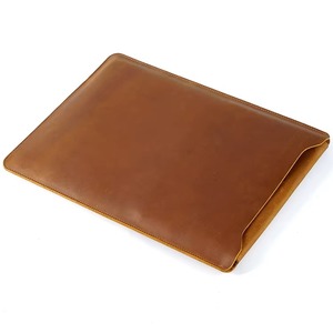 Factory Wholesale Custom Logo Business Vintage Sling Genuine Leather <b>Laptop</b> <b>Sleeve</b> for Men Durable Protective Design LS-0237 - Product Image 3