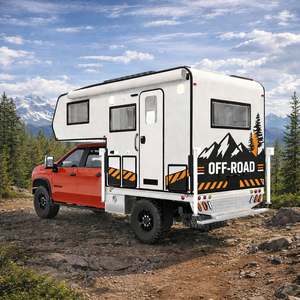 Fabricant de camping-cars Manley OEM 4x4 tout-terrain pour expéditions longue distance, avec benne plate et parois rigides, entièrement équipés. - Product Image 1