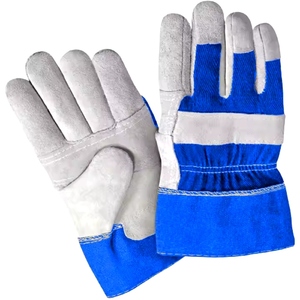 Gants de sécurité en cuir de vachette renforcé de haute qualité certifiés CE, 11 oz, épais, résistants à la chaleur - Product Image 3