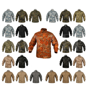 Camisas de Camuflaje Personalizadas al Por Mayor a Precio Económico, Uniformes de Manga Larga, Ropa de Trabajo Transpirable para Invierno, Chaquetas con Logotipo Personalizado OEM - Product Image 1