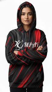 Sweat à capuche unisexe surdimensionné de qualité supérieure pour l'hiver, avec broderie et impression par sublimation intégrale, conçu pour les marques de mode streetwear - Product Image 2