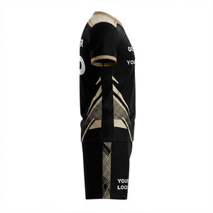 Ensembles d'uniformes de football unisexes personnalisés avec le nom et le numéro de votre équipe, maillots de football, kits de sublimation personnalisés, vente en gros - Product Image 4