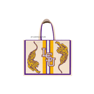 Bolso tote con paneles de fieltro no tejido, diseño moderno, parte superior abierta, bolso tote personalizado para el día del partido, bolsos de moda hechos a mano para el día a día, bolsos de moda. - Product Image 4