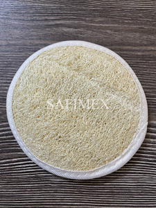 Éponge faciale en loofah naturelle en gros pour le nettoyage du visage, l'exfoliation et les soins de la peau, emballage personnalisé OEM - Product Image 3
