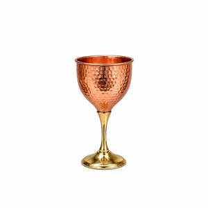 Flûtes à champagne en cuivre, faites à la main, en métal gaufré, élégantes, pour les toasts de mariage, lot de 2, verres à vin de table - Product Image 4