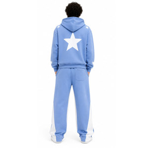 Pantalones de chándal acampanados de algodón 100% con lavado ácido, estilo urbano, con capucha, para maternidad, OEM, para hombre - Product Image 4