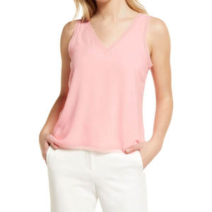 Camiseta sin mangas básica para mujer, diseño básico con cuello redondo, top elástico ajustado de verano, diseño de logotipo personalizado, camisetas sin mangas sexys para chicas - Product Image 1