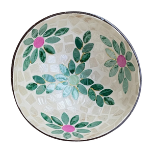 ชามมะพร้าวสำหรับการใช้ชีวิตอย่างมีสติ - ประดับมุกธรรมชาติ - จานตกแต่งบ้านสไตล์เซน - Product Image 1