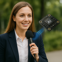 Module de microphone antibruit sans câble de données et sans support