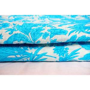 Nouvel Arrivage Tissu en Coton Indien Imprimé Floral à la Main, Motif Ethnique, Doux, pour Confection de Robes et Décoration Intérieure, Vente en Gros - Product Image 1