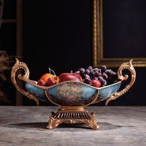 Luxury <b>Vintage</b> Metal Gold Fruit Bowl Ornate Floral Centerpiece Decorative Serving Bowl for Dining Table Home decor - Product Image 1