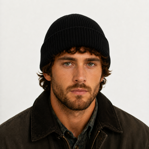 Gorro de Invierno Clásico de Punto Acanalado, Gorro Cálido y Plegable para Uso Diario al Aire Libre - Product Image 4