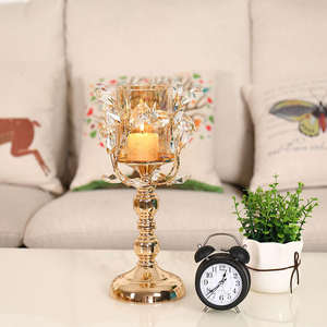 Porte-bougie en fer de luxe fait à la main, écologique, pour mariage romantique, Pâques et la Saint-Valentin, décoration de la maison - Product Image 5