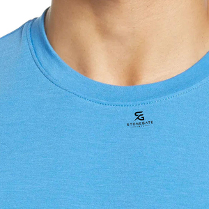 Camisetas de Algodón para Hombre, Corte Holgado, Transpirables, Manga Corta, Estilo Casual de Verano, Color Sólido, Camiseta Lisa 2026 - Product Image 4