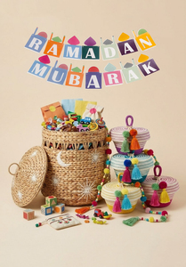 Elegant Handmade Cotton <b>Gift</b> <b>Box</b> for Ramadan Mubarak Eco Friendly Durable Arabic Festival Candy Storage and <b>Eid</b> <b>Box</b> - Product Image 6