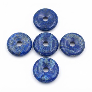 Donuts de Cristal Natural, Donuts de Piedra Lapislázuli, Gemas de Cristal, Gemas de Reiki, Donuts Curativos, Ágata, Mayorista - Product Image 1