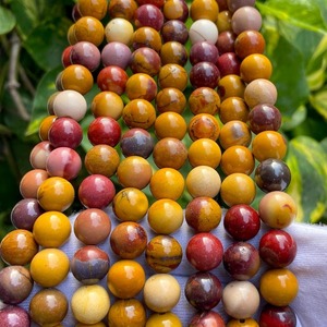 Natural Mookaite Jasper Smooth Round <b>Beads</b> Strands 4MM 6MM 8MM 10MM <b>Loose</b> <b>Beads</b> For Jewelry Making From Indian Wholesaler Bulk - Product Image 6