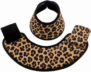 Premium Fashionable Hoof Protector Cheetah Digital Printed Horse Bell Boot Neoprene Padded Trimmed Faux <b>Fur</b> Shock Absorber - Product Image 4